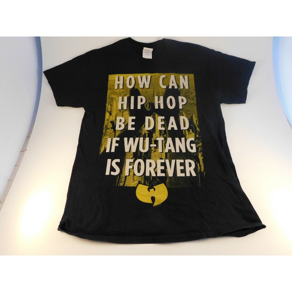 OG Original 2013 Wu Tang Clan Hip Hop Not Dead Wu Forever Black T Shirt M